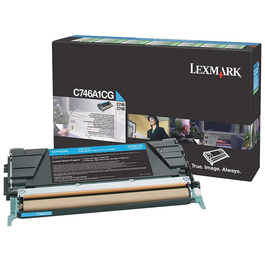 LEXMARK C746 (C746A1CG) – toner, cyan (cyan)