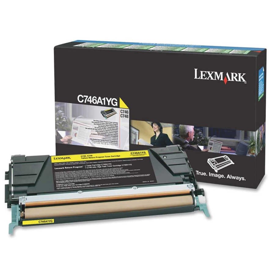 LEXMARK C746 (C746A1YG) – toner, yellow (gelb)